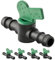 Suinga Pack 10 Llave 16mm Riego Universal | Llave goteo 16 mm | Llave de paso Riego 16 mm | Valvula riego por goteo 16mm | Valvula tuberia 16mm