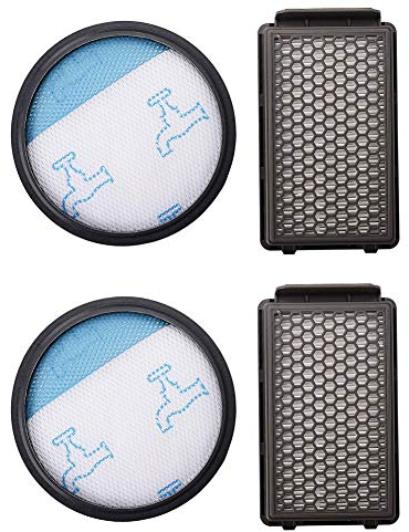 Fantisi 2 filtres HEPA de rechange pour série Cyclonic Power Rowenta RO3753EA, RO3731EA, RO3786EA/ Moulinex/Tefal Compact (Comparez ZR005901)