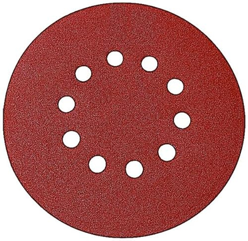 60x Schleifscheiben │ Ø 215 mm │ 10 Loch │ KORN WÄHLBAR │ für Exzenterschleifer │ Marke: klebemeister.eu (P40)