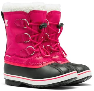 Sorel KIDS YOOT PAC NYLON WATERPROOF Schneestiefel für Unisex Kinder, Rot (Bright Rose) - Youth, 36 EU