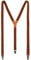 LLOYD Hosenträger Herrenhosenträger Braun/Cognac 8722, Farbe:Braun, Länge Hosenträger:120 cm