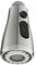 Heable 2 Function Kitchen Tap Spray Head Replacement Part, Pull Out Settings Shower Head for Kitchen Bathroom Mixer Faucet Brushed Nickel