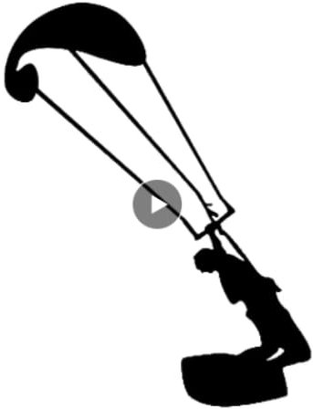 Autoaufkleber Vinyl Aufkleber Kitesurfen Motorrad Dekoratives Zubehör Kreativ20x15 Cm