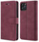 TOHULLE Case for iPhone 11 Pro Max, Premium PU Leather Wallet Case with Card Holder Kickstand Magnetic Closure Shockproof Flip Folio Case Cover for iPhone 11 Pro Max (6.5 Inch) - Red