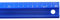 sourcing map Metall-Lineal mit erhöhtem Griff, 80 cm, metrisches Lineal, Aluminiumlegierung, rutschfest, schützendes Lineal, gerades Schneidelineal, Messen, Blau