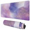 Desk Mat, Purple Rose and Lavender Liquid Marble Extended Gaming Mouse Pad Large, 35.4x15.7 Big Mouse Pad with Non-Slip Base and Stitched Edge, Long Computer Keyboard Mouse Mat for Home Office Work