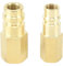 Wifehelper R134A-Klimaanlagen-Anschlussadapter, 1/4 Zoll SAE Low High Conversion-Adapter. R134A-Klimaanlagen-Anschluss, Kompatibel mit HVAC-Klimaanlagen-Kältemittelsystem