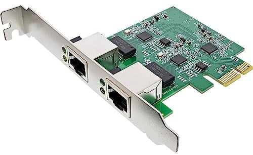 InLine® Dual Gigabit Netzwerkkarte, 2X RJ45 2.5GBit/s, PCIe x1, inkl. Low Profile Slotblech