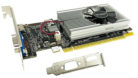 QTHREE GeForce GT 210 Low Profile Graphics Card, 1024 MB DDR3 64 Bit,Video Card for PC GPU,PCI Express x16,HDMI,VGA