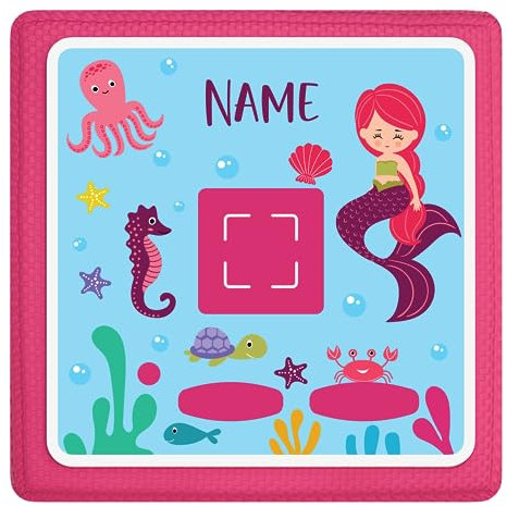 Gumpie® Tonie box selbstklebende Folie Meerjungfrau Personalisierbar Made in Germany | Folie selbstklebend für Tonie box | Tonie Figur selbstklebende folie | Aufkleber Kinder | Tonie Kinderlieder