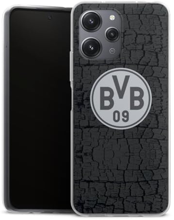 DeinDesign Silikon Hülle kompatibel mit Xiaomi Redmi 12 Case transparent Handyhülle BVB Borussia Dortmund Trikot