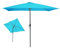Meublorama Parasol inclinable rectangulaire turquoise 200x300cm
