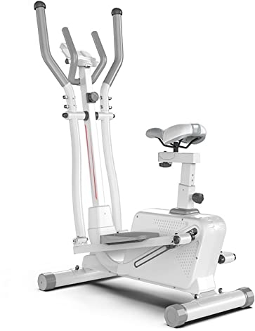 Cross Trainer Adjustable Indoor Cycling Bike Magnetic Elliptical Machine LCD Display Cardio Exercise Treadmill Home Gym Fitness Equipment