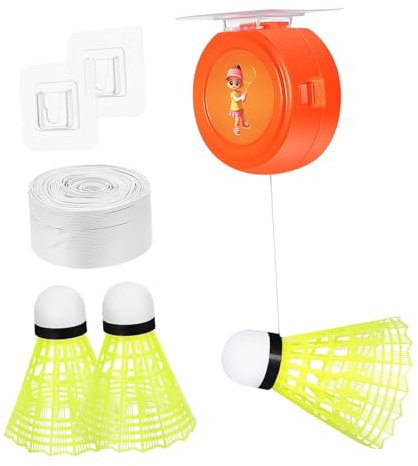 Badminton Einzeltrainingsgerät mit Verstellbarer Schnur für Hallentraining