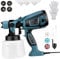 Paint Sprayer,800W HVLP Paint Spray Gun,1400ml Electric Paint Gun with 4 Nozzles and 3 Patterns,For Furniture, Cabinets, Fence, Walls, Door, Garden Chairs