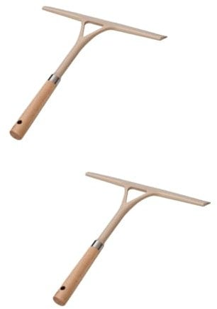 FRCOLOR 2 Stk Wischer Scheinwerferreiniger Fensterputzer Vakuum Bildschirmreiniger Scheuersaugmaschine Zum Reinigen Wandreiniger Glasreinigungswasserwerkzeug Khaki Pp Edelstahl