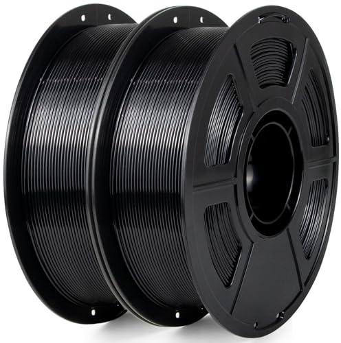 IEMAI PETG Filament 1.75mm 2Kg, Schwarz PETG 3D Drucker Filament, Kompatibel mit Bambu Lab, AMS, AMSLite, Maßgenauigkeit +/-0.02mm