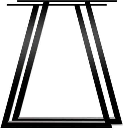 YUNFANOZ Tischkufen, Tischbeine, Ersatzteile für Tischbeine, für Couchtisch, Möbelkonsole(50X72CM)
