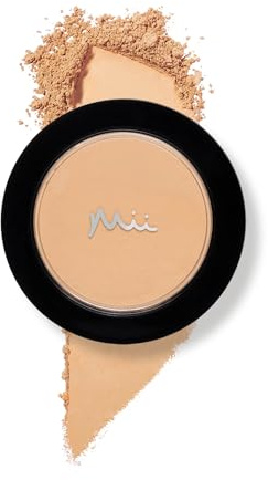 Mii Cosmetics Midi Irresistible Face Base | 100% Pure Mineral Foundation | Award-Winning Face Powder Foundation | Vegan Formula, SPF 30 | Buildable Coverage | Flawless Finish | Precious 08 | 2.5g