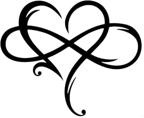 Puthernm 1 PCS Heart Metal Art Wall Decor Love Sign Steel Wall Plaque Ornaments Bedroom for Home Wedding Decor