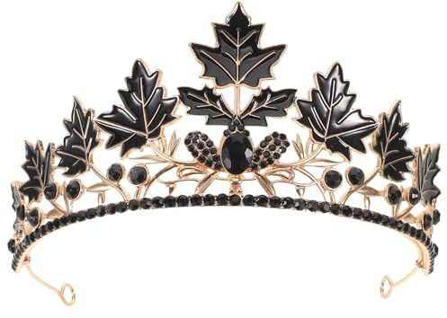 Lurrose Herbstliches Haarband: Ahornblatt-krone für Damen Und Mädchen – Geburtstags-tiara – Göttinnenkostüm-haarschmuck-accessoire für Festivals Und Partys