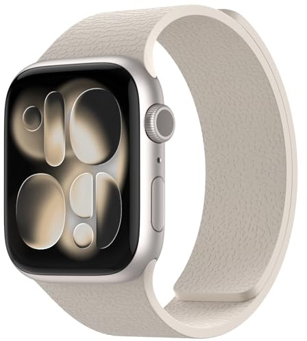 Nereides Magnet Silikon Armband Kompatibel mit Apple Watch | 42mm 40mm 46mm 44mm 45mm 41mm 38mm 49mm, Damen Herren Ersatzarmband für iWatch Series 11 10 9 8 7 6 5 4 3 2 1 Ultra SE 3 2 1