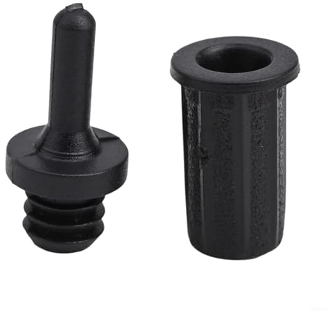 Speaker Grill Mounting Clips Ball Socket Peg Kit for DIY Audio Cabinet Fasteners Plastic Grille Retainers Loudspeaker Mesh Fixings Entertainment Centre Panel Clips Black 10 Pairs(026)