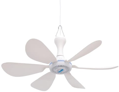 Luocute Ventilatore da Soffitto Ad Energia Solare con 6 di Ventilazione