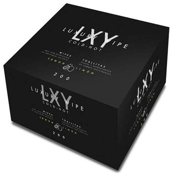HygieneShopping.Com Luxury Wipe Lot de 200 Lingettes au citron en tissu