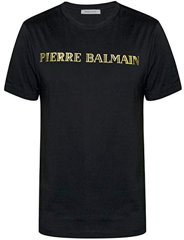 Pierre Balmain Herren T-Shirt Schwarz schwarz