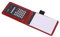 ITODA Taccuino tascabile formato A7 in pelle sintetica con blocco a righe e calcolatrice. Taccuino compatto