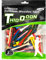 THIODOON Golf-Tees,83mm weniger Reibung, Holz-Tees, Training für Golfspieler, professionelle Golf-Tees aus Naturholz, 100 Stück mischfarbe