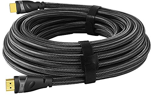 ConnBull HDMI 2.1 Cable 10m Compatible con 4K@120Hz, 8k@60Hz, 7680x4320P, 48Gbps para PS5/ PS4 Pro/ PS4/Xbox One y Más(OD: 8,5mm)