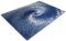 Chopping Board | Glass Chopping Boards for Kitchens | Glass Worktop Savers for Kitchen | Glass Chopping Boards | Small Chopping Board | Blue Navy Chic (40x30cm)