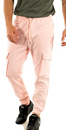 Pantalon Cargo Basic Rose M