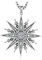 JewelryPalace Gothik Vintage Kette Anhänger 45CM, Polaris Kette mit Zirkonia Stein Halskette Damen Silber 925 Collier Damen Ketten Mädchen, Halskette mit Stern für Frauen Geschenke