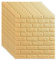Ownant 3D Wandpaneele Selbstklebend Tapete Steinoptik Ziegel Tapete Wandaufkleber Wasserdicht für Schlafzimmer Wohnzimmer Badezimmer Küche (Beige 10 Tabletten)