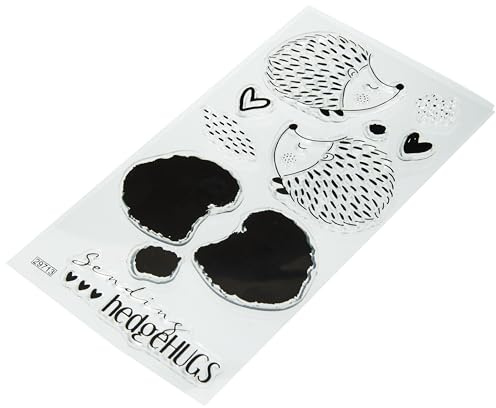 Sizzix Layered Clear Stamps Set 10PK Hedgehugs by Lisa Jones, One Size, 665830