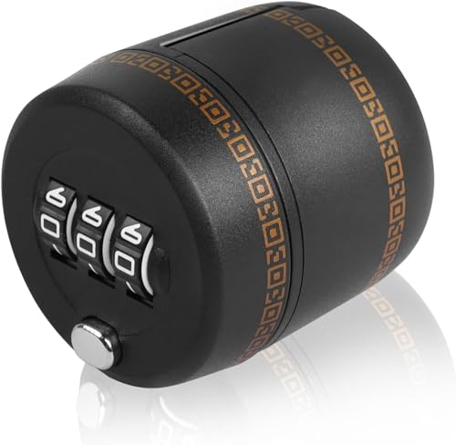 YAODHAOD Combination Lock for Wine, Drink Bottle Lock, Bottle Password Code Digital Lock, Reusable Wine Whiskey Bottle Top Stopper (Diameter of The Bottle Mouth Must Be Between 26mm to 28mm)