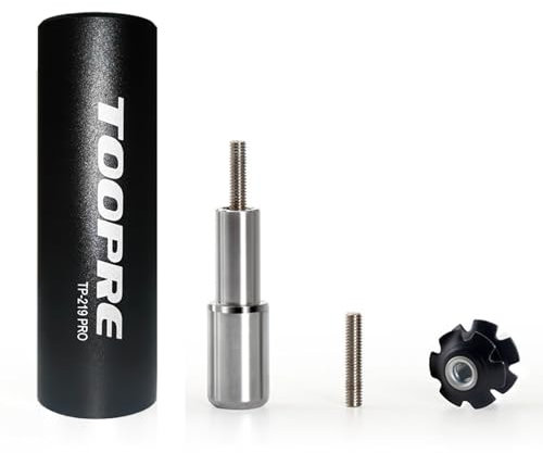 GOLDEAL TOOPRE Bicycle Fork Star Nut Setting Installer with Free Spare Special Screw and 1 Free Star Nut （for 7/8,1,1-1/8） (Black)