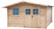 Abri de Jardin en Bois Brut, EP 28mm, Surface utile 9.9m² INT021