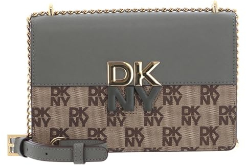 DKNY Women's Echo Small Chain Flap Bag, Chino/Olive