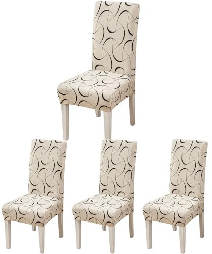 ARNTY Stuhlhussen Esszimmer Stuhlhussen Schwingstühle Universal Hussen für Stühle für Esszimmer