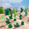 JARPSIRY Lot de 12 mini figurines miniatures de cactus en résine, mignonnes petites figurines de cactus pour décoration de gâteau, décoration de désert, décoration de maison, jardin féérique, pots de
