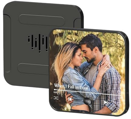 WAXCMXYH Kühlschrankmagnet mit Musik, personalisierbar, Album-Kühlschrankmagnet, individueller Song-Kühlschrankmagnet mit Foto, personalisierte Foto-Geschenke für Frauen und Männer zum Valentinstag,