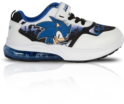 Sonic The Hedgehog Kinder Jungen Trainer-Schuhe Light-Up Trainers Schuhe Offiziell - Sonic 29403 Trainers 10 UK CH