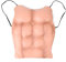 ROYJJ Faux muscle poitrine déguisement accessoire cosplay carnaval bal masqué fête déguisement Tricky EVA faux ventre