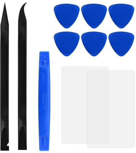 RTDHO 11Pcs Prying and Opening Tool Assortment, Plastic Pry Tool Kit | Repair Plastic Spudger Opening Picks Cards for Phone Screen Repair, Smartphones, Tablets, Laptops, PS5, Xbox, Nintendo Switch