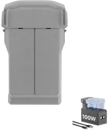 1-Pack Mini 5 Pro 4680mAh Original Intelligent Flight Battery Plus for DJI + 1Pcs LKTOP 100W Parallel Charging Hub: 3-Battery Fast Charge 100%: 55min, Mini 5 Pro Drone Accessories Charging Hub Bundle