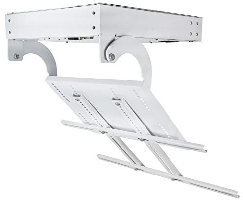 Hanchen Motorised Ceiling TV Mount with Remote Control Electric LCD TV Lift Mount Hanger Holder for 32 to 75 Plasma TV/LCD TV Heavy Duty
